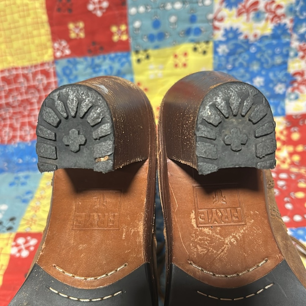 Frye Lucy lace up boots women's size 8.5 - Picture 8 of 11